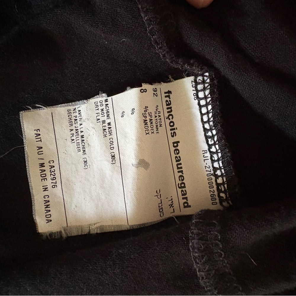 Vintage François Beauregard Midi Dress – ( Size M - ajustable) - Picture 8 of 8